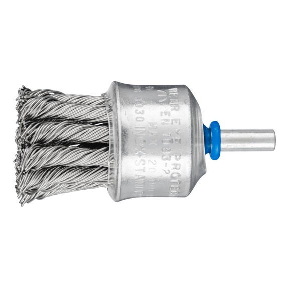 PFERD paintbrush with plastic protection knotted PBG diameter 30mm wire 0.60 - Brush brush