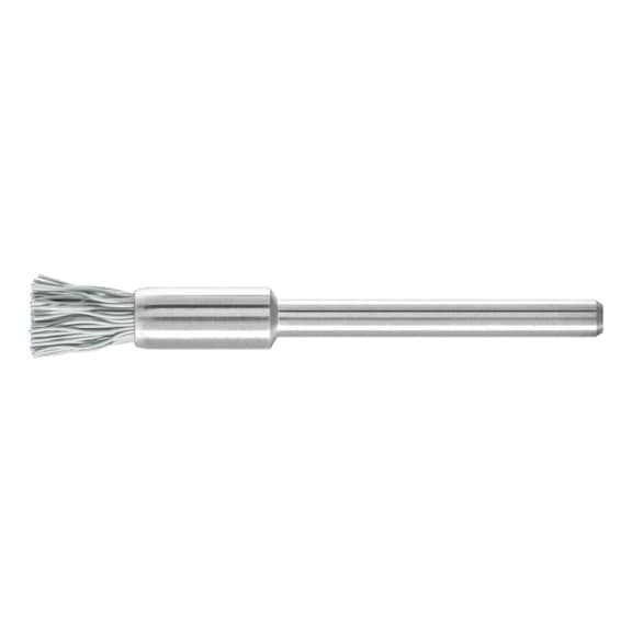 PFERD Miniatur-Pinselbürste PBU Durchmesser 5 mm Schaft 3 mm SiC 0,25 Korn 800 - Pinselbürste