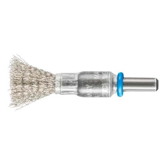 PFERD paintbrush unknotted PBU diameter 10mm shaft 6 stainless steel wire 0.15 - Brush brush