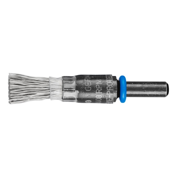 PFERD paintbrush unknotted PBU diameter 10mm shaft 6 stainless steel wire 0.35 - Brush brush