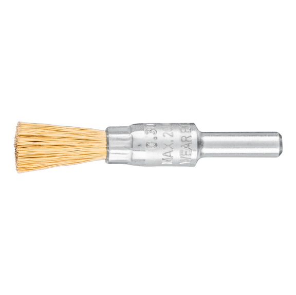 PFERD Paintbrush PBU diameter 10mm shaft 6 mm brass wire 0.30 - Brush brush