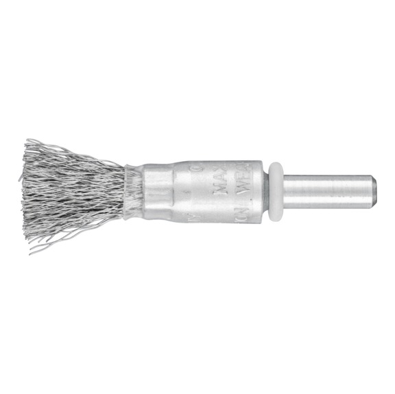 PFERD paintbrush unknotted PBU diameter 10mm shaft 6mm steel wire 0.20mm - Brush brush