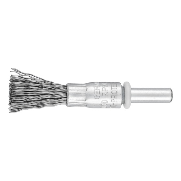 PFERD paintbrush unknotted PBU diameter 10mm shaft 6mm steel wire 0.35mm - Brush brush