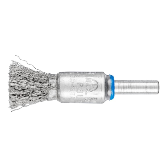 PFERD Paintbrush unknotted PBU Diameter 13 mm Shaft 6 Stainless steel wire 0.15 - Brush brush