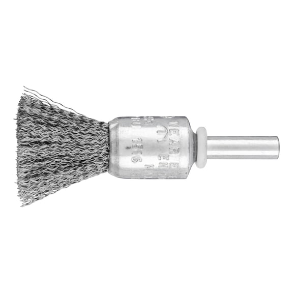 PFERD Paintbrush unknotted PBU diameter 15 mm shaft 6 mm steel wire 0.20 - Brush brush