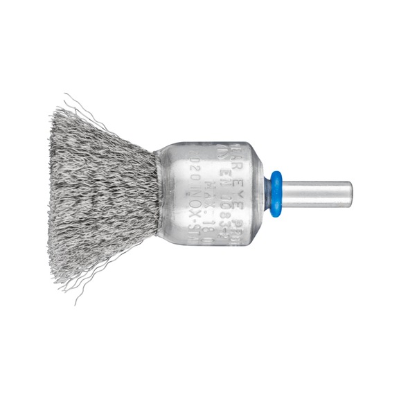 PFERD paintbrush unknotted PBU diameter 20mm shaft 6 stainless steel wire 0.15 - Brush brush