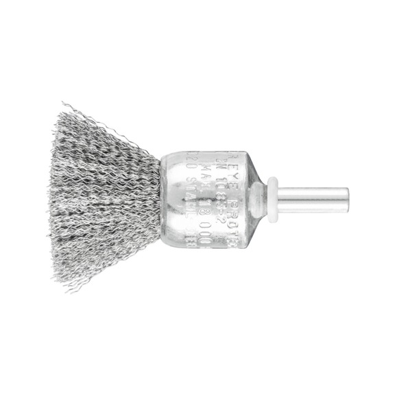 PFERD POS paintbrush unknotted PBU diameter 20 mm shaft 6 steel wire 0.20 - Brush brush