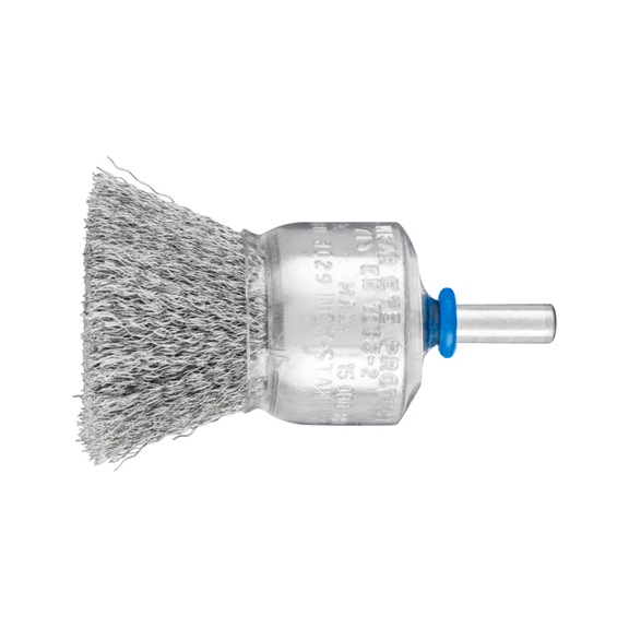 PFERD paintbrush unknotted PBU diameter 30mm shaft 6 stainless steel wire 0.15 - Brush brush