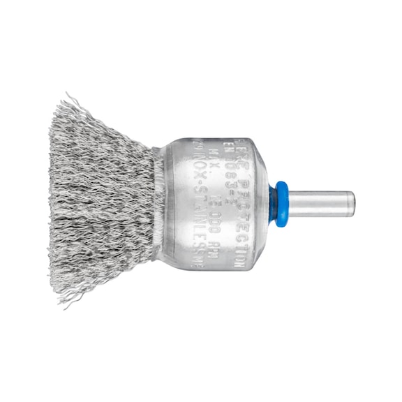 PFERD Pinselbürste ungezopft PBU Durchmesser 30mm Schaft 6 Edelstahl-Draht 0,20 - Pinselbürste