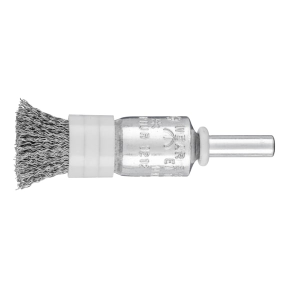 PFERD paintbrush with support ring unknotted PBUR diameter 13mm steel wire 0.2 - Brush brush