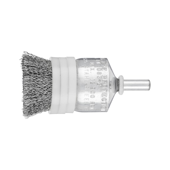PFERD paintbrush with support ring unknotted PBUR diameter 25mm wire 0.20 - Brush brush