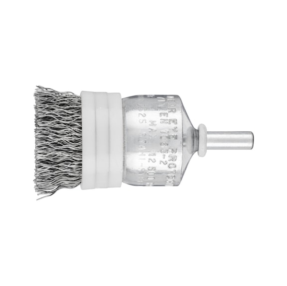 PFERD paintbrush with support ring unknotted PBUR diameter 25mm wire 0.35 - Brush brush