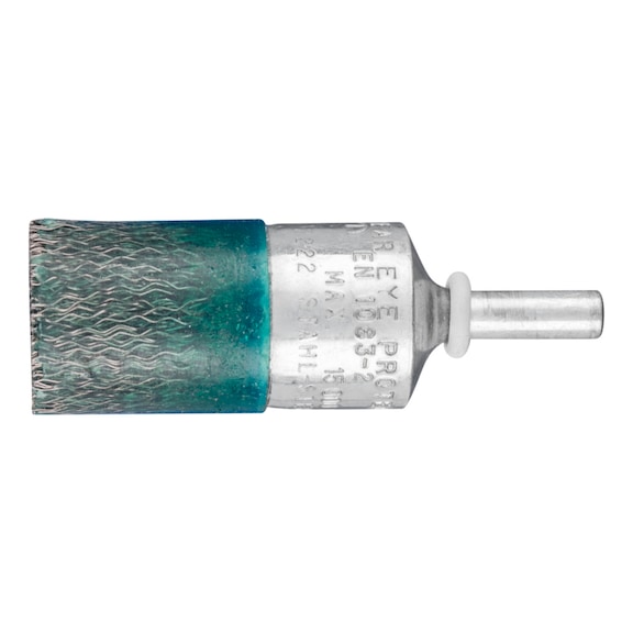 PFERD Vulcanized brush soft unknotted PBV diameter 22mm wire 0.25 - Brush brush