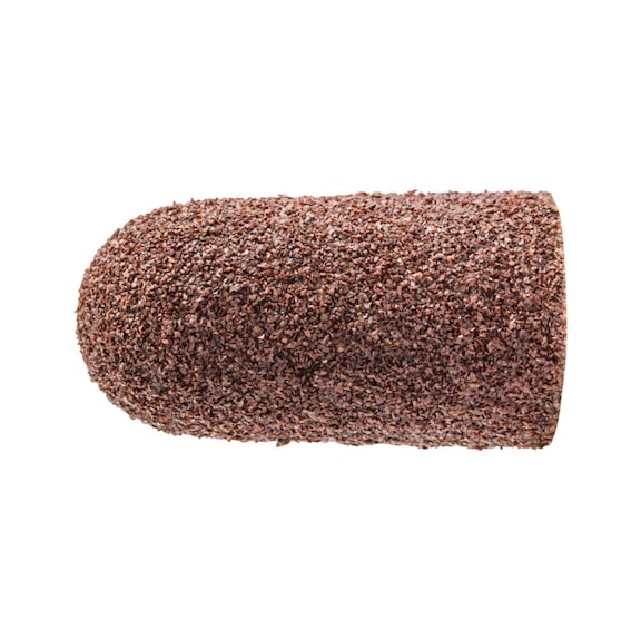 PFERD POLICAP abrasive cap PC round cone shape corundum diameter 16x32 mm A60 - Sliding cap