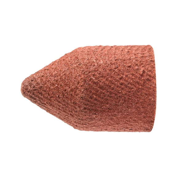 PFERD POLICAP abrasive cap PC roller cone shape corundum diameter 16x26 mm A280 - Sliding cap