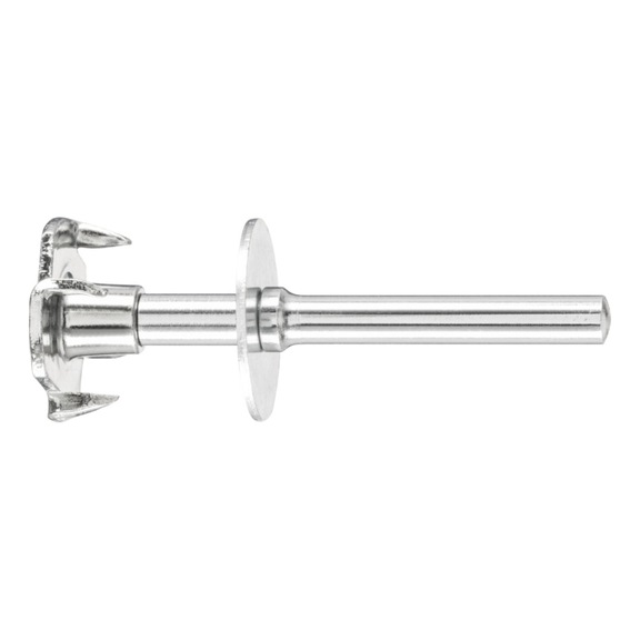 PFERD POLICLEAN tool holder for bore 6 mm clamping width 26 mm shank 6 mm - Tool holder