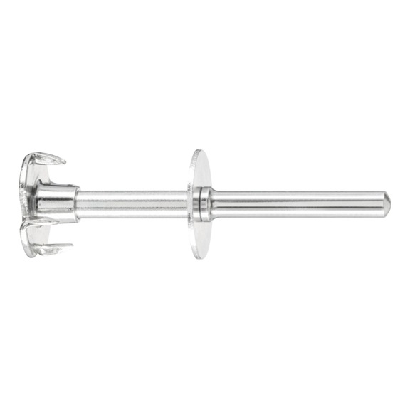 PFERD POLICLEAN tool holder for bore 6 mm clamping width 39 mm shank 6 mm - Tool holder