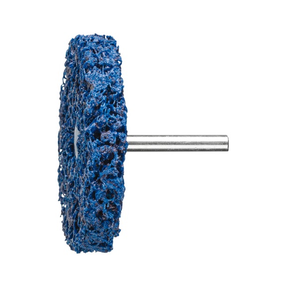 PFERD POLICLEAN PLUS PCLZY Reinigungsvlies Durchmesser 75x13 mm Schaft 6 mm - Vlies-Schleifscheibe