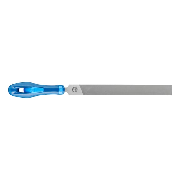 PFERD workshop file with handle, flat blunt 150mm cut 2 universal for roughing - Workshop file