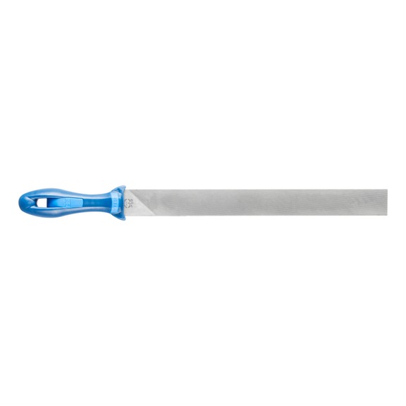 PFERD PLUS file with handle flat blunt 300mm special cut reduces clogging - Workshop file
