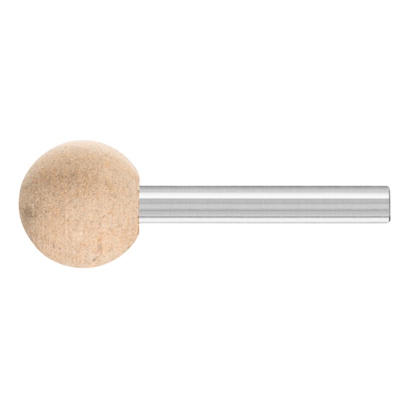 PFERD Poliflex mounted point ball shape diameter 20mm shank 6 bond LR A120 - Mounted point and mounted point with threaded insert