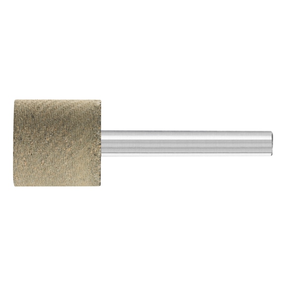 PFERD Poliflex mounted point cylindrical shape 20x20mm shank 6mm bond LR hard A120 - Mounted point and mounted point with threaded insert