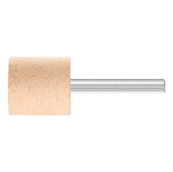 PFERD Poliflex mounted point cylindrical shape 25x25 mm shank 6 mm bond LR A120 - Mounted point and mounted point with threaded insert