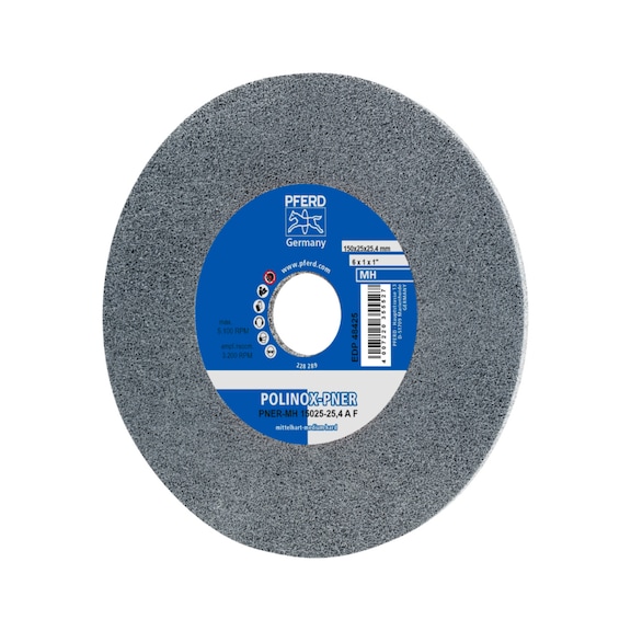 PFERD POLINOX pressed non-woven wheel PNER diameter 150x3mm bore 25.4mm hard - Non-woven grinding wheel