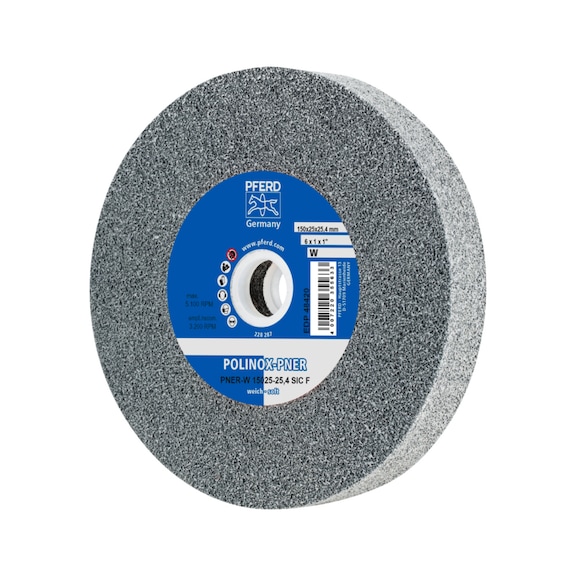 PFERD POLINOX pressed non-woven wheel PNER diameter 150x25 bore 25.4 soft - Non-woven grinding wheel
