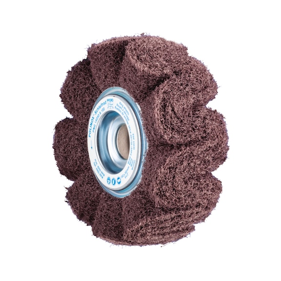 PFERD POLINOX fleece grinding wheel PNG diameter 150x50mm bore-D 25.4 mm A100 - Abrasive tool made of abrasive on a base