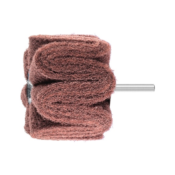 PFERD POLINOX non-woven mounted point PNG Diameter 80x50mm Shank 6 mm A180 - Abrasive tool made of abrasive on a base