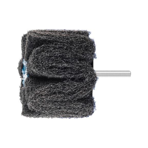 PFERD POLINOX non-woven mounted point PNG diameter 80x50mm shaft 6mm SIC100 - Abrasive tool made of abrasive on a base