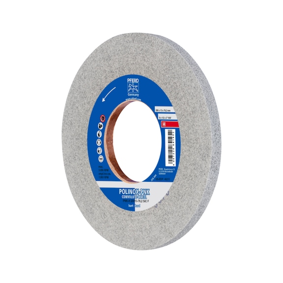 PFERD POLINOX Wound non-woven wheel PNK Diameter 200x13mm Bore 76.2 Hard - Non-woven grinding wheel