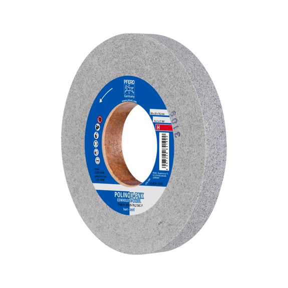PFERD POLINOX Wound non-woven wheel PNK Diameter 200x25mm Bore 76.2 Hard - Non-woven grinding wheel
