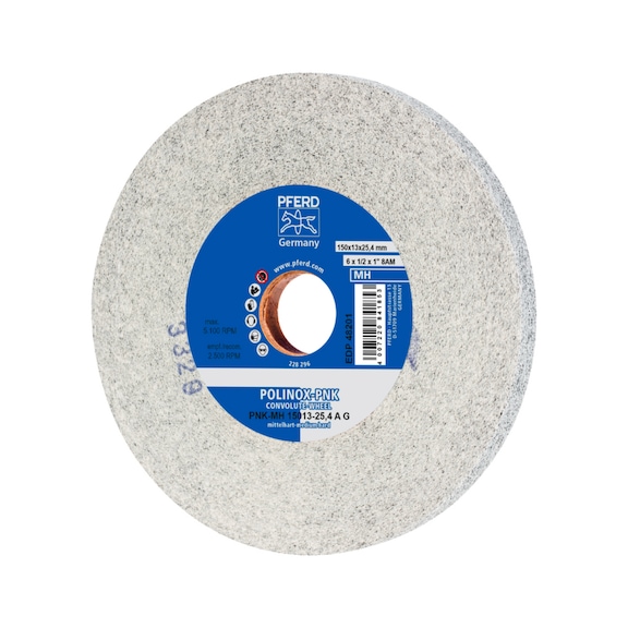 PFERD POLINOX Wound non-woven wheel PNK diameter 150x13mm bore 25.4mm hard - Non-woven grinding wheel