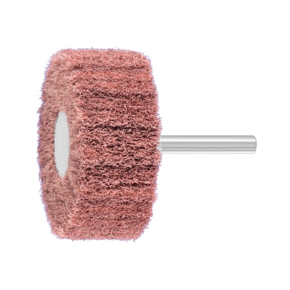 PFERD POLINOX Non-woven mounted point PNL Diameter 60x25 mm Shank 6 mm A180 - Abrasive tool made of abrasive on a base
