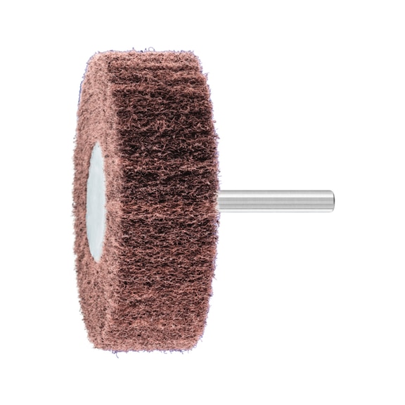 PFERD POLINOX non-woven mounted point PNL diameter 80x25 mm shank 6 mm A180 - Abrasive tool made of abrasive on a base