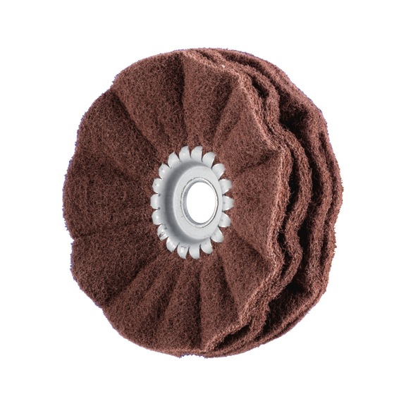 PFERD POLINOX fleece grinding wheel PNR diameter 150x40mm bore-D 20 A280 - Abrasive tool made of abrasive on a base