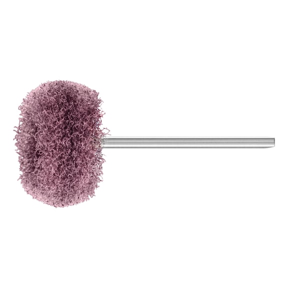 PFERD POLINOX non-woven mounted point PNR Diameter 25x15 mm Shank 2.35 mm A280 - Abrasive tool made of abrasive on a base