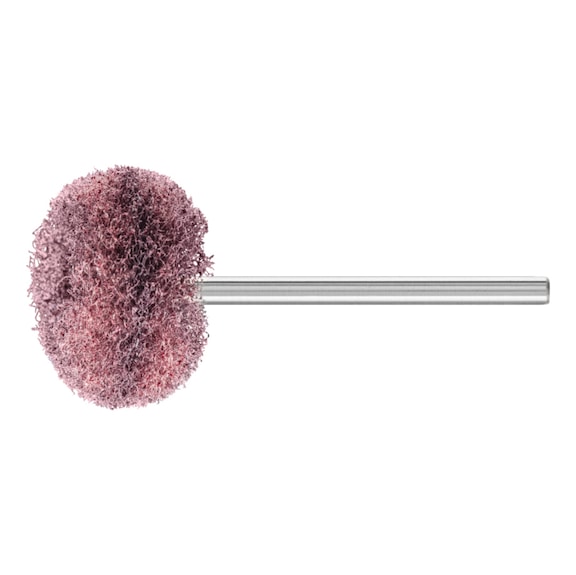 PFERD POLINOX non-woven mounted point PNR Diameter 25x15 mm Shank 3 mm A280 - Abrasive tool made of abrasive on a base