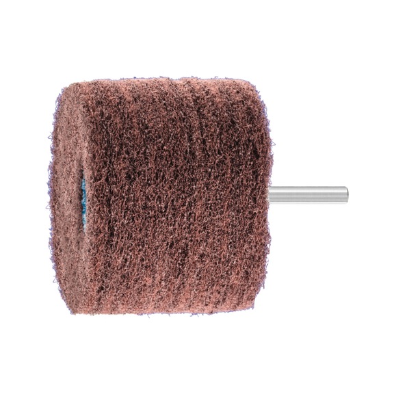 PFERD POLINOX Vlies-Schleifstift PNR Durchmesser 80x50mm Schaft 6 mm A180 - Schleifwerkzeug aus Schleifmittel auf Unterlage