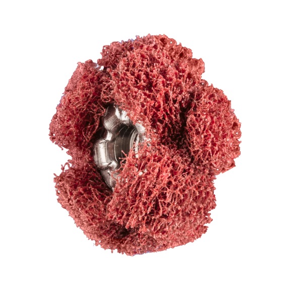 PFERD POLINOX non-woven abrasive star PNST diameter 19 mm thread 8-32 UNC A280 - Abrasive tool made of abrasive on a base