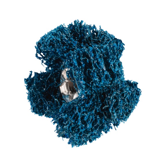 PFERD POLINOX non-woven abrasive star PNST diameter 25 mm thread 8-32 UNC A100 - Abrasive tool made of abrasive on a base