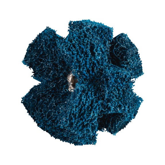 PFERD POLINOX Vlies-Schleifstern PNST Durchmesser 38 mm Gewinde 8-32 UNC A100 - Schleifwerkzeug aus Schleifmittel auf Unterlage