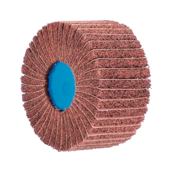 PFERD POLINOX non-woven abrasive wheel PNZ diameter 100x50mm thread 5/8-11 A180 - Abrasive tool made of abrasive on a base