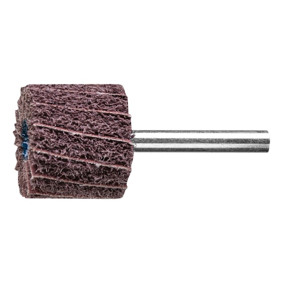 PFERD POLINOX non-woven mounted point PNZ diameter 30x25 mm shank 6 mm A100 - Abrasive tool made of abrasive on a base