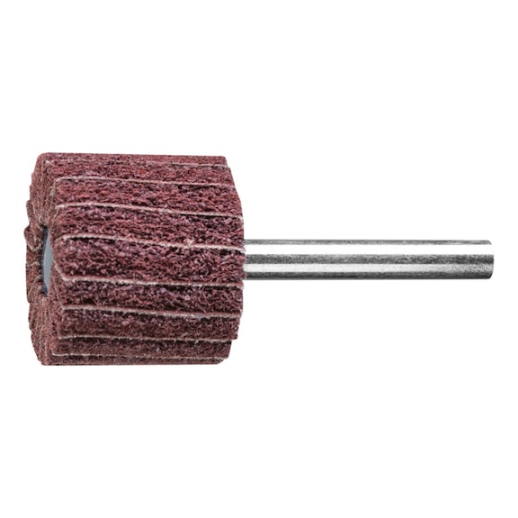 PFERD POLINOX non-woven mounted point PNZ diameter 30x25 mm shank 6 mm A180 - Abrasive tool made of abrasive on a base
