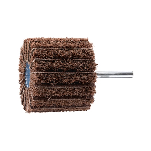 PFERD POLINOX non-woven mounted point PNZ diameter 60x50mm shank 6 mm A80 - Abrasive tool made of abrasive on a base