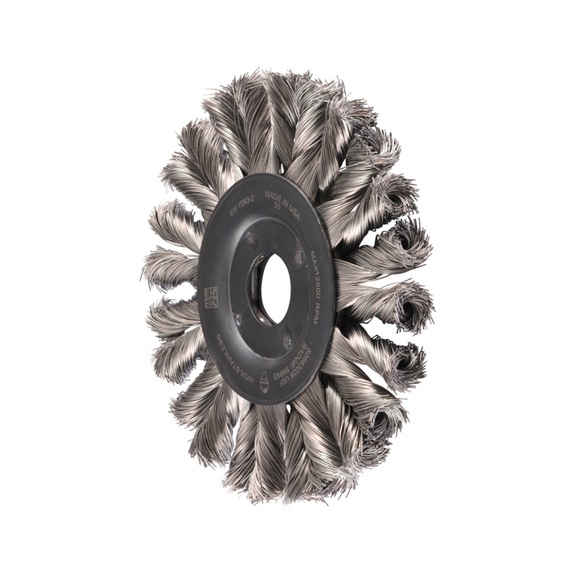 PFERD POS COMBITWIST knotted round brush RBG HD diameter 125x12x22.2 mm - Round brush (knotted wire)