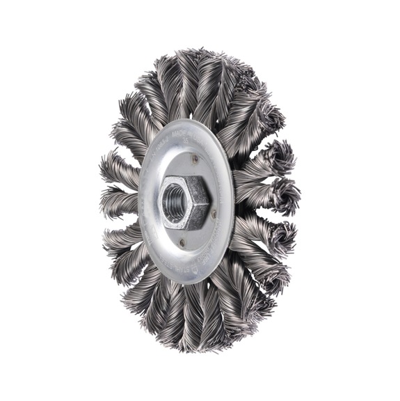 PFERD POS COMBITWIST knotted round brush RBG HD diameter 125x12mm wire 0.50mm - Round brush (knotted wire)